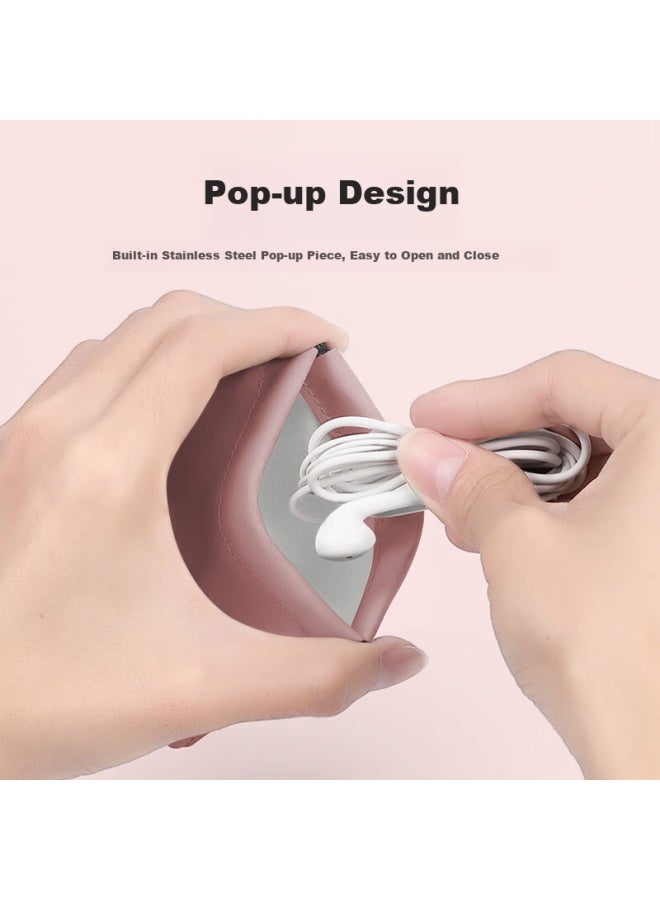 Diyi Workshop Di Yi Workshop Elastic Earphone Case Digital Storage Bag Data Cable Mobile Bluetooth Earphone Line Storage Bag Charger Usb Flash Drive Protection Cover Small Portable Automatic Tightening - Image 4