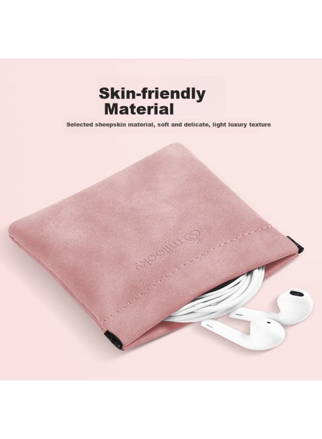 Diyi Workshop Di Yi Workshop Elastic Earphone Case Digital Storage Bag Data Cable Mobile Bluetooth Earphone Line Storage Bag Charger Usb Flash Drive Protection Cover Small Portable Automatic Tightening - Image 3