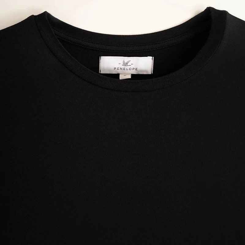 بينيلوبي Men's Short Sleeve T-Shirt XL Black - Baily Collection