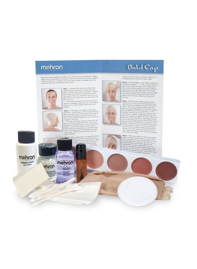 mehron Makeup Premium Character Kit (Bald Cap) - Image 3