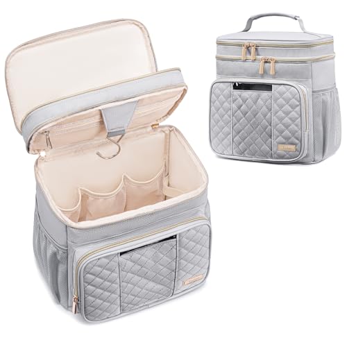 Tealari Large Toiletry Bag for Women Men,Bathroom Bag,Water Resistant Portable Shower Caddy for College Dorm,Hanging Toiletry Bags for Traveling,Gym Camping Cruise Ship Travel Essentials Shower Bag - Image 1