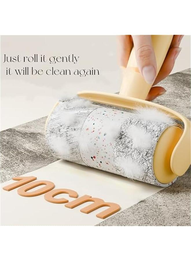 Boboknow Pet Hair Remover Kit - 1 Handle with 10 Sticky Lint Rollers for Clothes, Sheets, Carpet, Couch - 10 Refills, 600 Sheets - Image 3