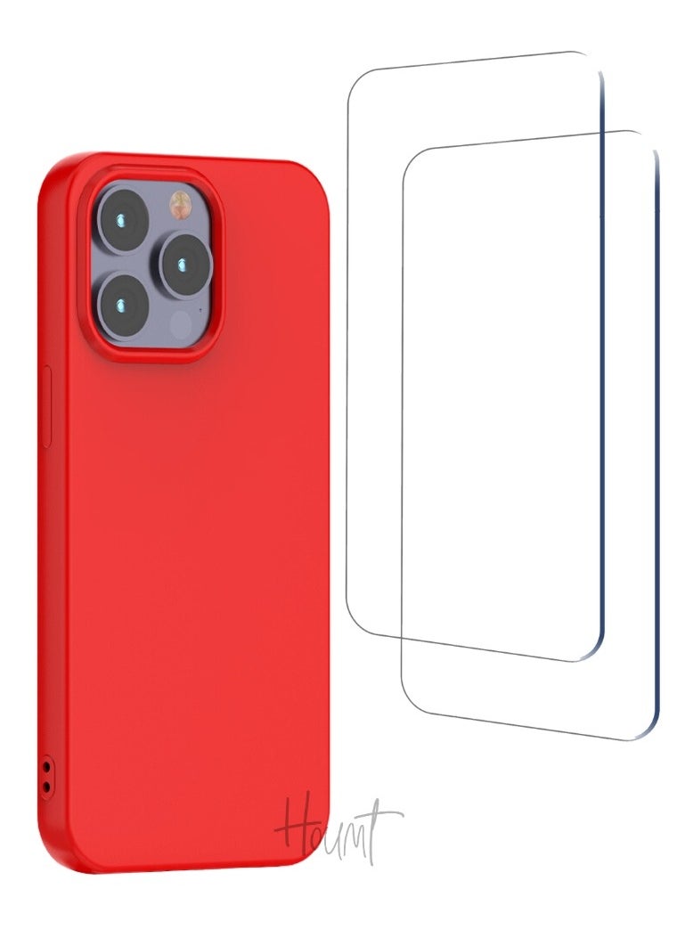Houmt iPhone 14 Pro Max Case 6.7 Inch with Pack of 2 iPhone 14 Pro Max Screen Protectors  - Image 1