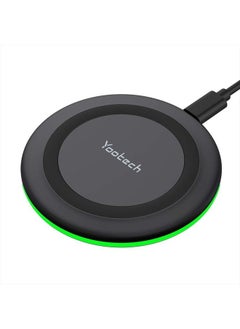 Yootech Yootech Wireless Charger,10W Max Fast Wireless Charging Pad Compatible with iPhone 14/14 Plus/14 Pro/14 Pro Max/13/13 Mini/SE 2022/12/11/X/8,Samsung Galaxy S22/S21/S20,AirPods Pro 2(No AC Adapter)  - Image 1