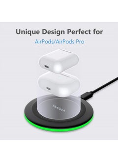 Yootech Yootech Wireless Charger,10W Max Fast Wireless Charging Pad Compatible with iPhone 14/14 Plus/14 Pro/14 Pro Max/13/13 Mini/SE 2022/12/11/X/8,Samsung Galaxy S22/S21/S20,AirPods Pro 2(No AC Adapter)  - Image 3