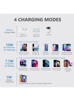 Yootech Yootech Wireless Charger,10W Max Fast Wireless Charging Pad Compatible with iPhone 14/14 Plus/14 Pro/14 Pro Max/13/13 Mini/SE 2022/12/11/X/8,Samsung Galaxy S22/S21/S20,AirPods Pro 2(No AC Adapter)  - Image 2