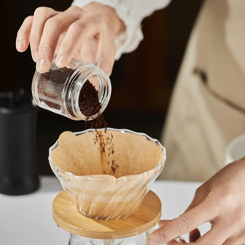 LePRESSO Handheld Burr Grinder, 35g Glass Container, High-Grade 420 Stainless Steel, Perfect Grip, Grinder with Crank for Travel, Camping, Office, Espresso - Black - Image 2
