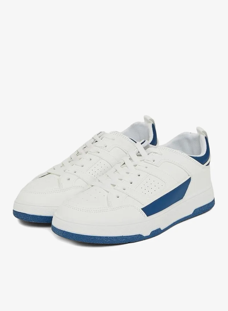 Styli Active Color Block Low Top Lace Up Sneakers