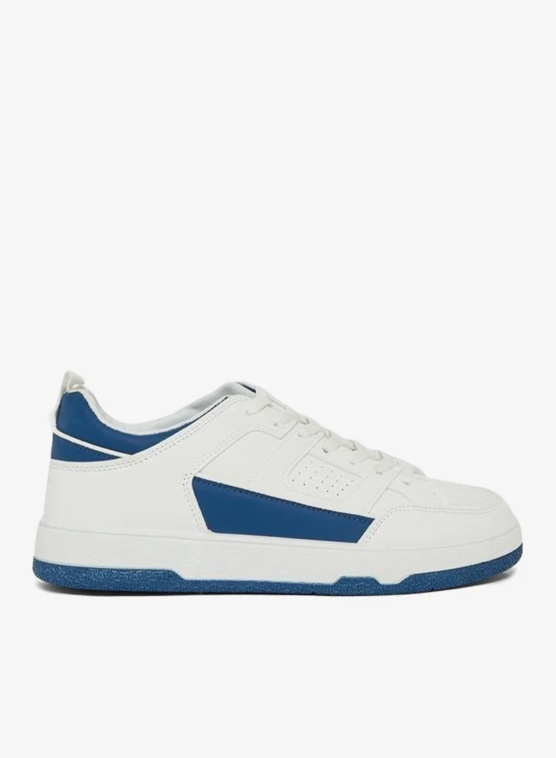 Styli Active Color Block Low Top Lace Up Sneakers