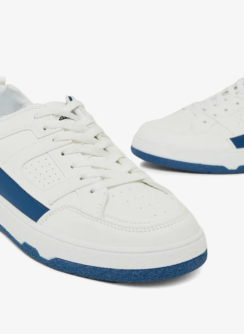 Styli Active Color Block Low Top Lace Up Sneakers