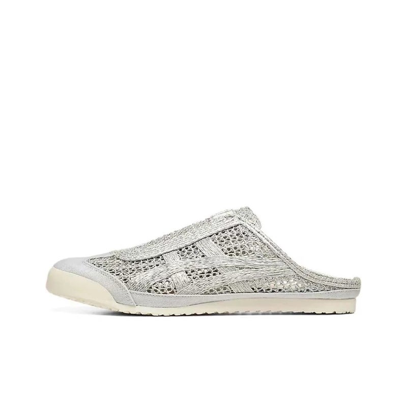 Onitsuka Tiger MEXICO 66 SABOT Brown Green Comfortable Lightweight Casual Slip-On Unisex Sandal Durable Everyday