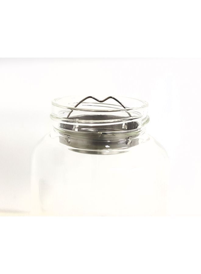 NIBEMINENT Glass Water Bottle With Protective Cover Clear 1L - Image 4