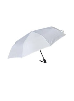 Rally White Folding Pocket Umbrella - Rainproof and Lightweight for Travel and Everyday Use  - Image 3
