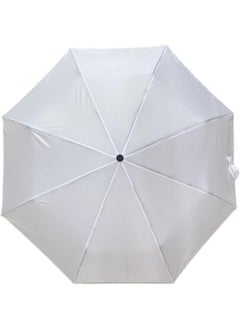 Rally White Folding Pocket Umbrella - Rainproof and Lightweight for Travel and Everyday Use  - Image 2