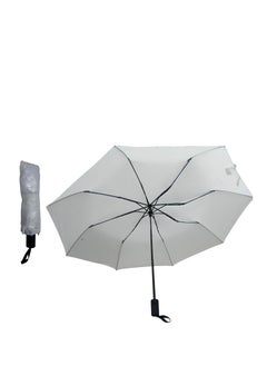 Rally White Folding Pocket Umbrella - Rainproof and Lightweight for Travel and Everyday Use  - Image 1