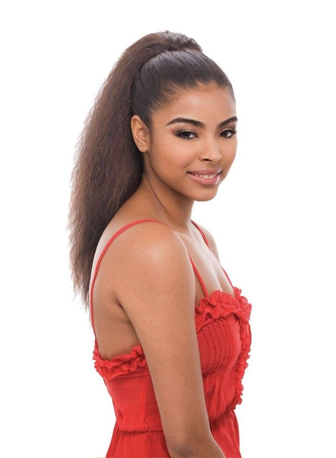 Janet Collection Dream Choice Long (4) Janet Collection Noir Synthetic Drawstring Ponytail - Image 1