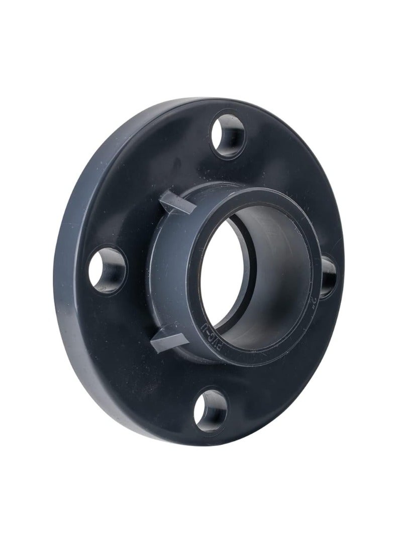 KNP KNP Flange Adapter PVC Pipe Fitting is a robust and essential component designed for seamless connections between pipes in various plumbing and industrial applications With a diameter of 6 inches this fitting allows for easy integration and secure connections between different piping systems. - Image 2