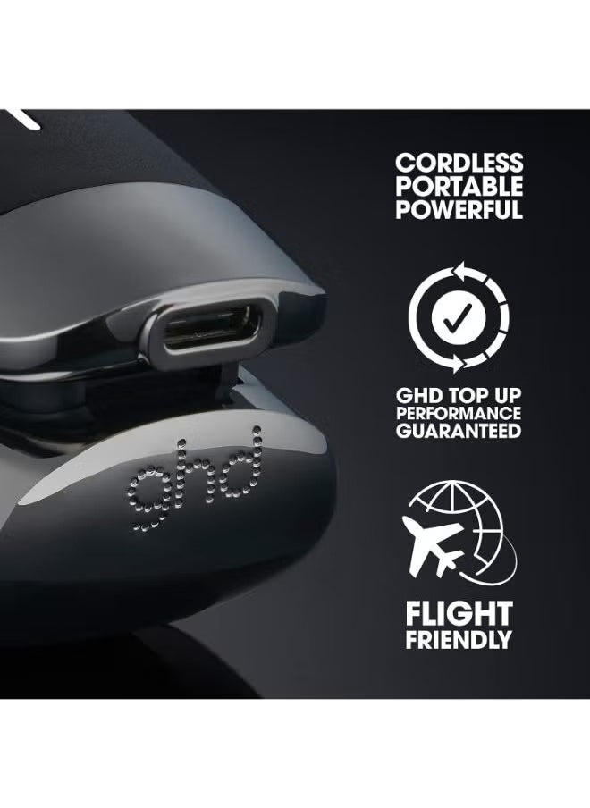 ghd Unplugged Styler Cordless Flat Iron Hair Straightener, Professional Travel Straightening Iron With Heat-Resistant Case, Usb-C Charging For 20-Minutes Of Use, Black  - Image 3