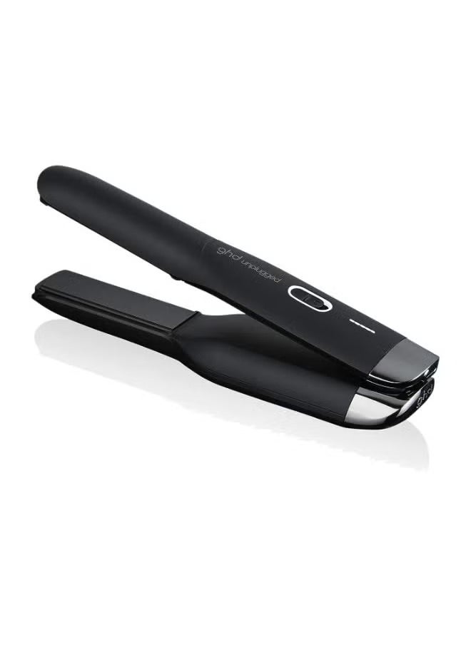 ghd Unplugged Styler Cordless Flat Iron Hair Straightener, Professional Travel Straightening Iron With Heat-Resistant Case, Usb-C Charging For 20-Minutes Of Use, Black  - Image 1