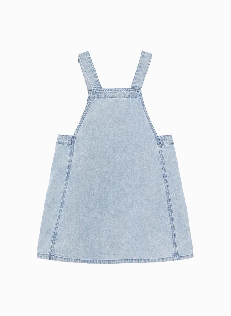 Balabala Kids Girl Denim one-piece dress