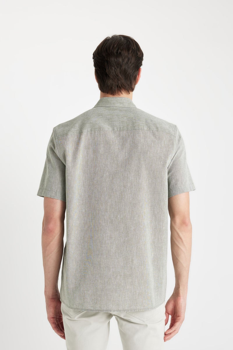 DeFacto Man Regular Fit Polo Collar Short Sleeve Shirt  - Image 4