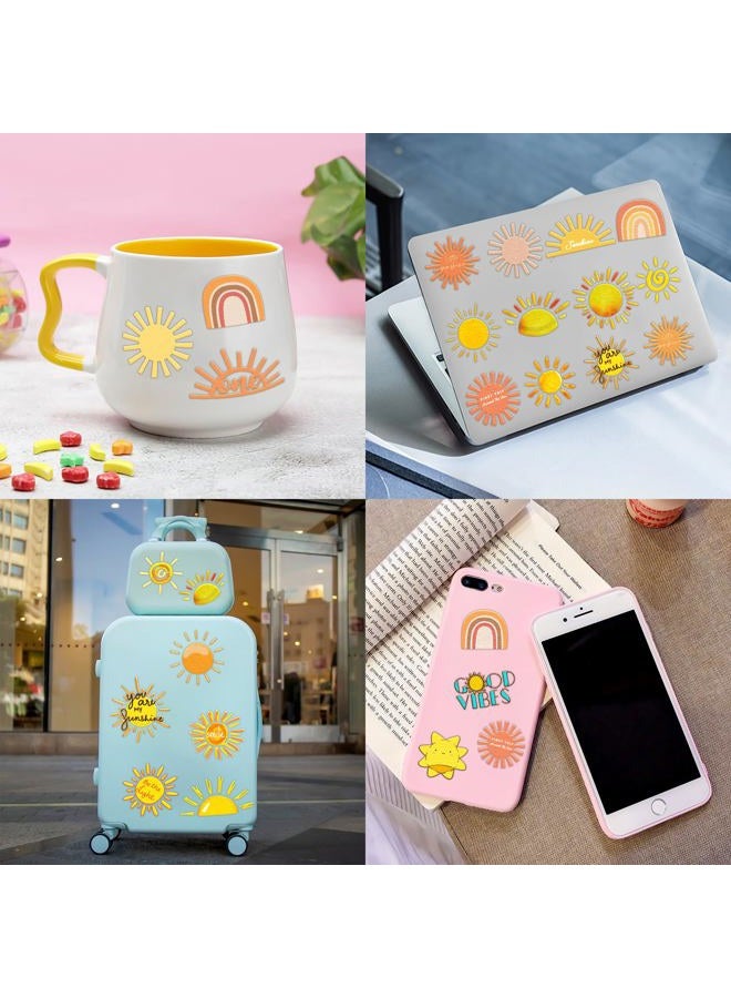 Sun Tattoo Temporary Tattoos Theme Birthday Party Decorations Supplies Favors Cute Stickers 8 Sheets 96 PCS Gifts for Kids Boys Girls Classroom Rewards Prizes Christmas - Image 5