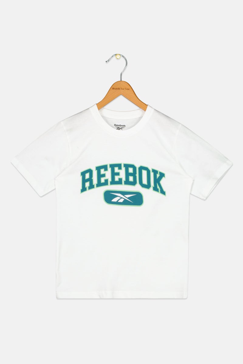 Reebok Kids Boy Short Sleeve Outdoor T-Shirt, White - Image 1