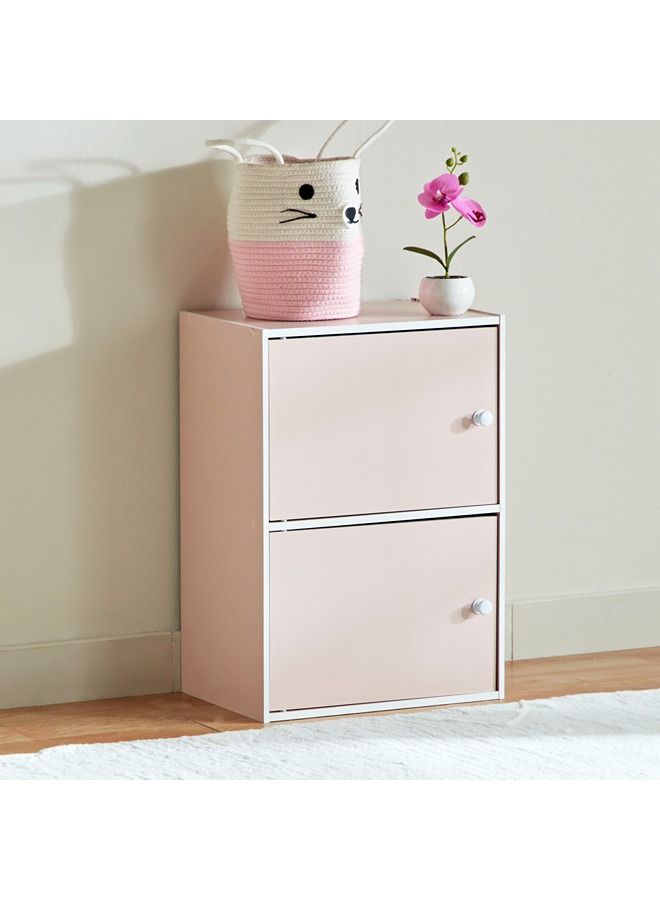 هوم بوكس وحدة تخزين فانيلا جونيور ببابين 29.8x60x41 سم - Image 1