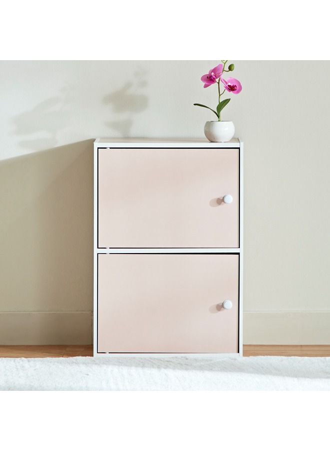 هوم بوكس وحدة تخزين فانيلا جونيور ببابين 29.8x60x41 سم - Image 2