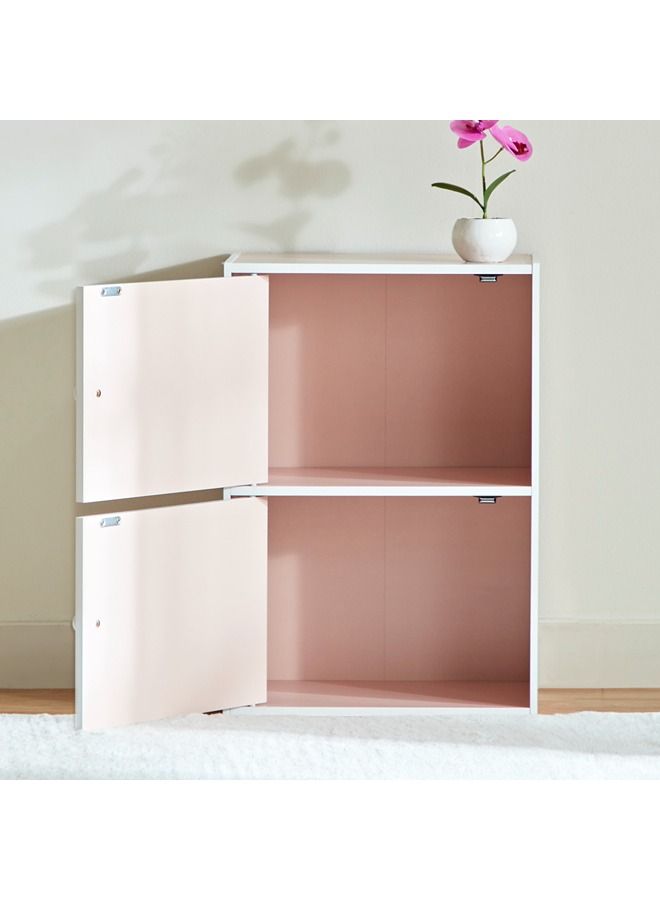 هوم بوكس وحدة تخزين فانيلا جونيور ببابين 29.8x60x41 سم - Image 3