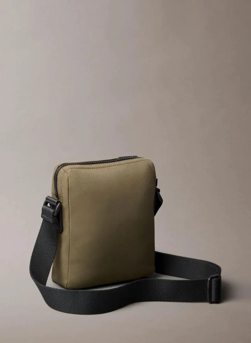 Calvin Klein DEEP OLIVE Canvas Reporter Bag for Men | Best Price UAE