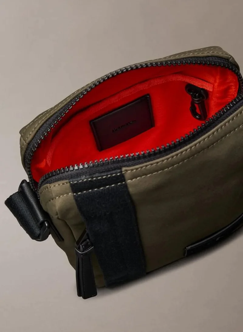 Calvin Klein DEEP OLIVE Canvas Reporter Bag for Men | Best Price UAE