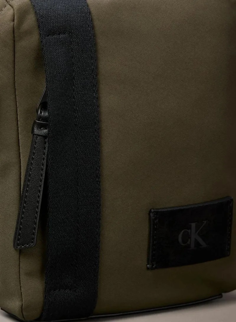 Calvin Klein DEEP OLIVE Canvas Reporter Bag for Men | Best Price UAE