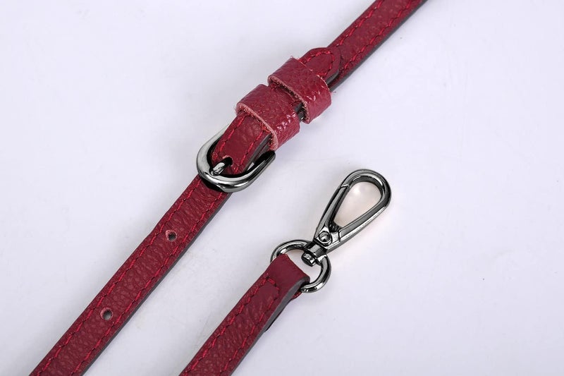 Live Up Full Grain Purse Strap Genuine Leather Replacement for Cross Body Bag Handbags - Image 5