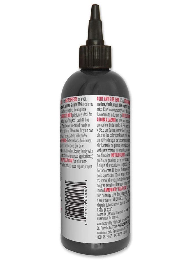 Unicorn SPiT 5771010 Gel Stain and Glaze, Midnight's Blackness 8.0 FL OZ Bottle - Image 2