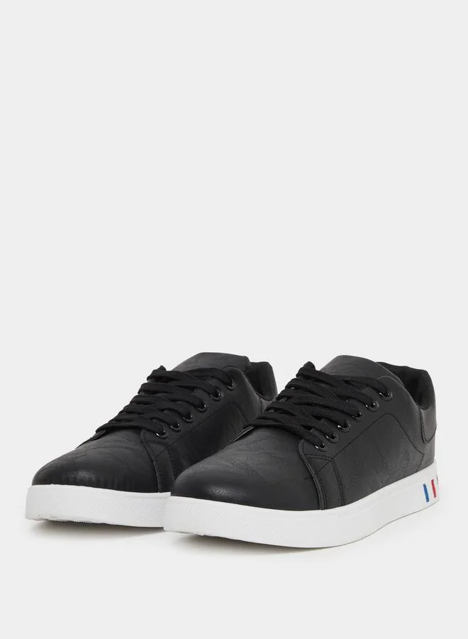 ستايلي Styli Platform Sole Lace Up Sneakers