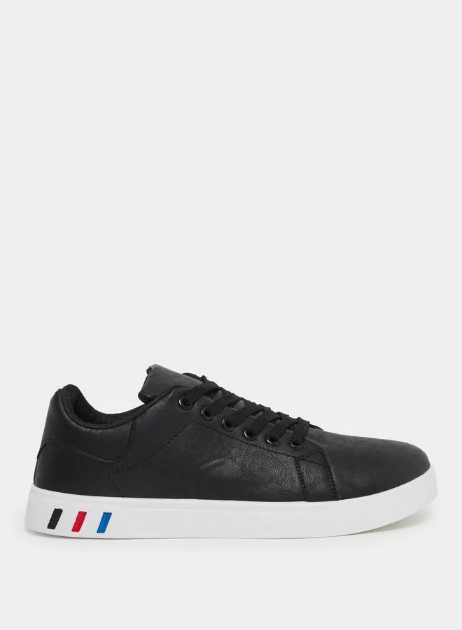 ستايلي Styli Platform Sole Lace Up Sneakers