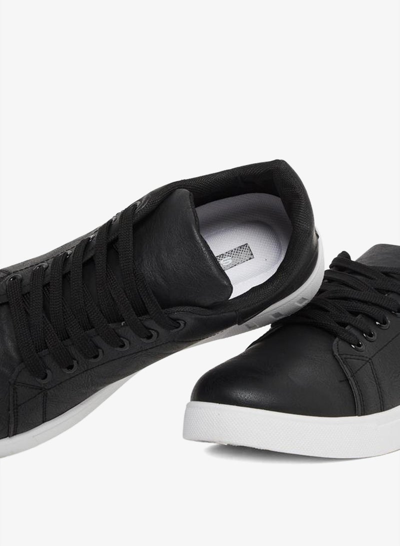 Styli Platform Sole Lace Up Sneakers - Image 3