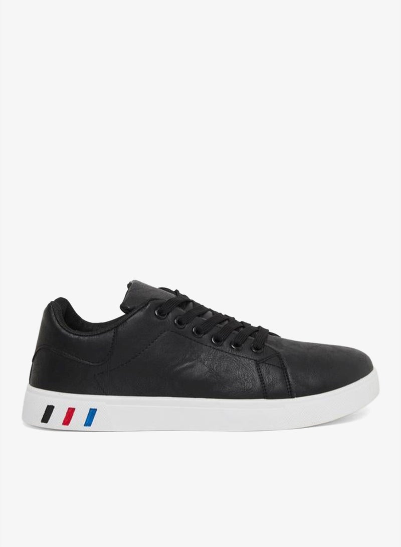 Styli Platform Sole Lace Up Sneakers - Image 1