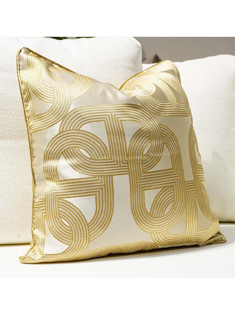 MAAC HOME MAAC Home Set of 2 Cushion Cover  Premium Patterned Scatter Cushion Cover- Brown Premium Modern Minimalist Elegant design for Sofa Couch Bed Chair (Cushion Cover Only) - Image 2
