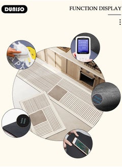 DUNISO 2 PCS  Kitchen Mats and Rugs Set , Non Slip Heavy Duty Standing Mat, Quick Dry Diatom Mud Floor Mat,  Extra Soft and Absorbent Floor Mats for  Kitchen, Bath, Office, Laundry(40*60cm+40*120cm)  - Image 2