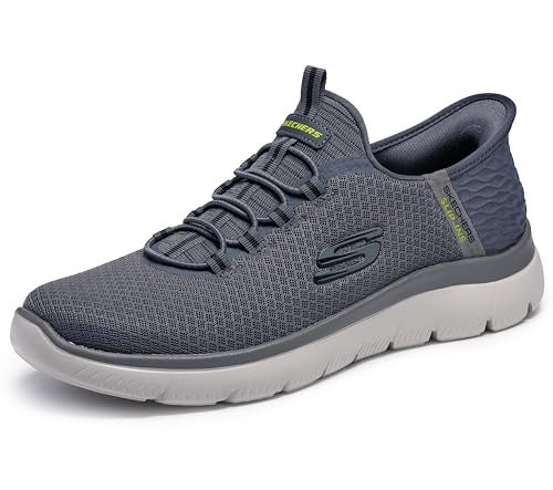 SKECHERS حذاء سنيكرز سكيشرز للرجال من مجموعة ساميتس هاي رينج بلون الفحم - Image 5