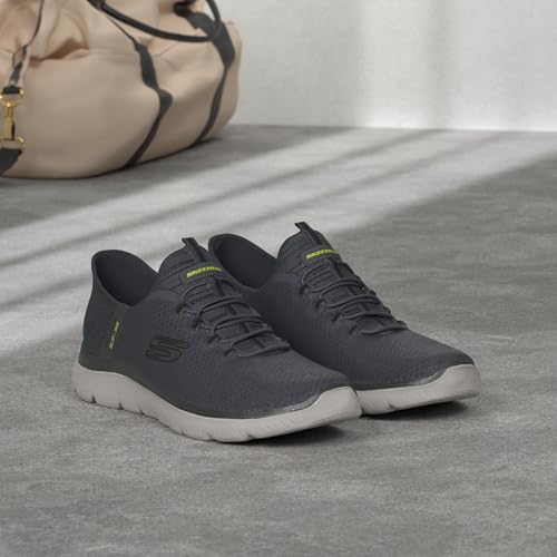 SKECHERS حذاء سنيكرز سكيشرز للرجال من مجموعة ساميتس هاي رينج بلون الفحم - Image 2