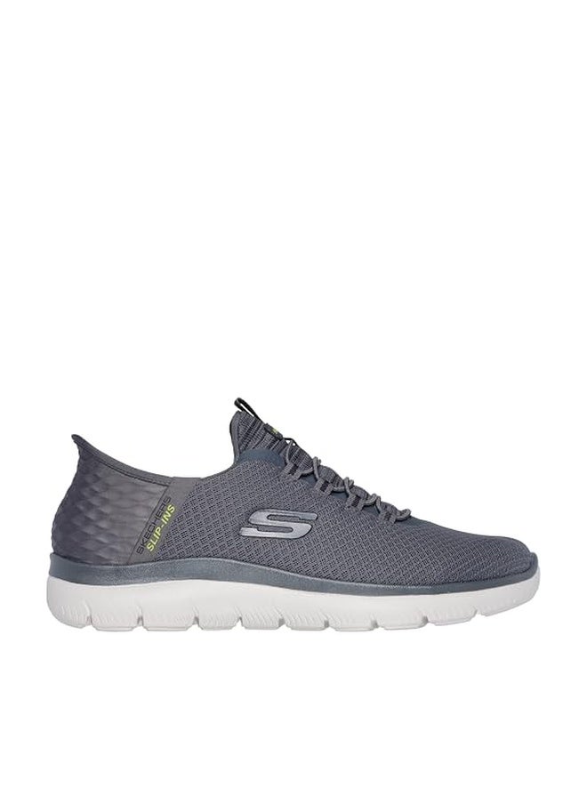 SKECHERS حذاء سنيكرز سكيشرز للرجال من مجموعة ساميتس هاي رينج بلون الفحم - Image 1