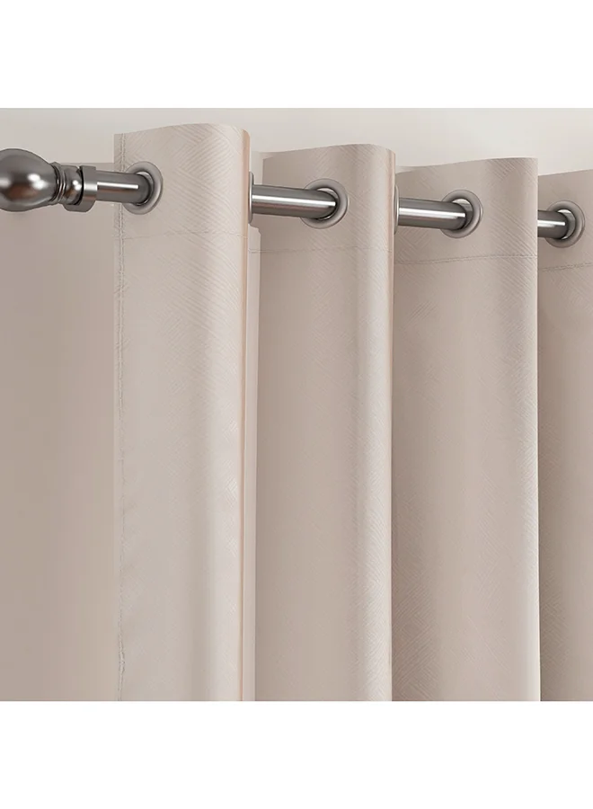 Home Box Bristol Extra Long Blackout Single Curtain 300 x 140 cm