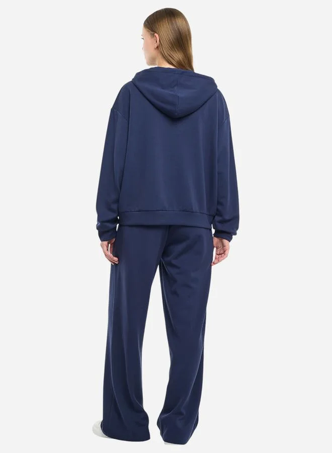 victor and jane Navy Zip Up Hoodie and Joggers Co-Ords
