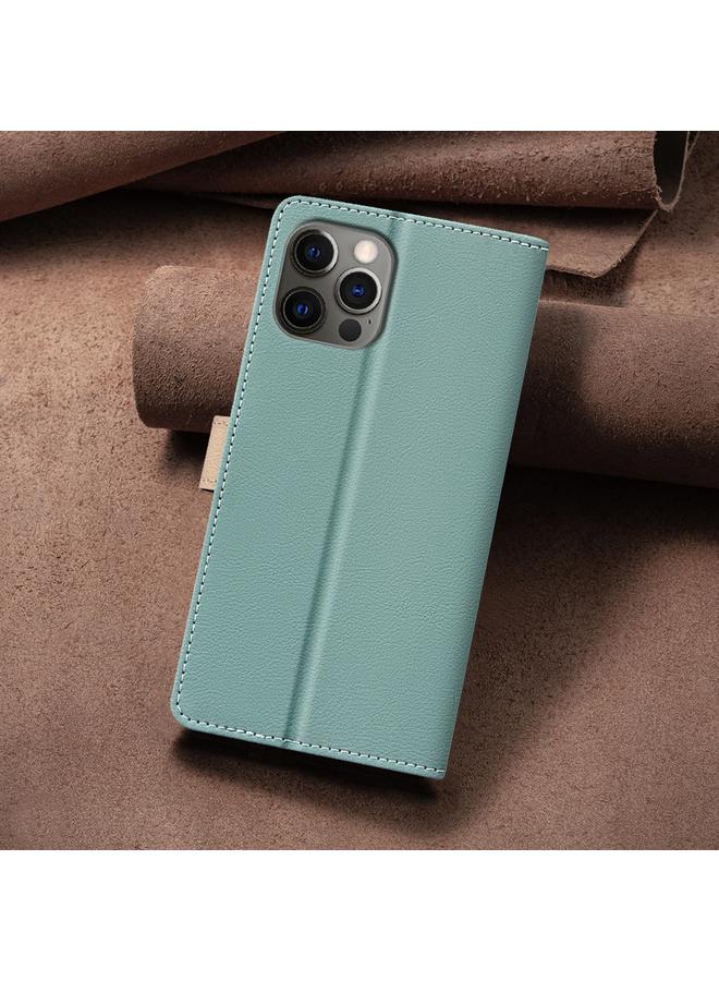 Zaboon Case For iPhone 13 Pro Max Color Matching RFID Anti-theft Leather Phone Case - Image 3