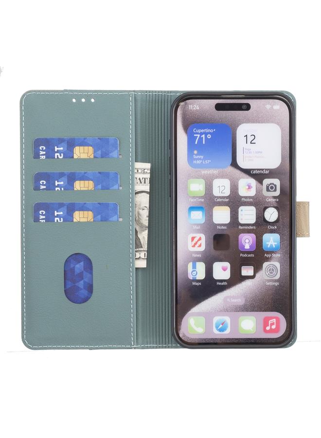 Zaboon Case For iPhone 13 Pro Max Color Matching RFID Anti-theft Leather Phone Case - Image 4