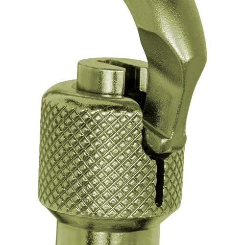 ProClimb USR-12-CTL Twist Steel Carabiner - 124 mm x 79 mm, ANSI Z359.1-2007/Z359.12-2009 Certified, 45 Kn Minimum Breaking Strength, Safety Supply Equipment - Made in Taiwan - Image 3