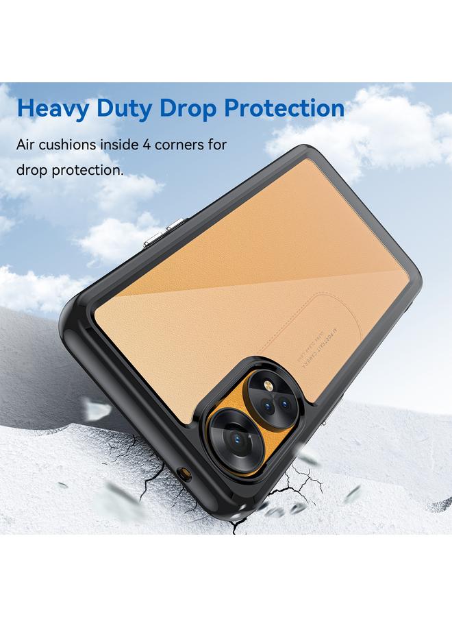 اس-توب جراب لهاتف OPPO Reno8 T 4G من سلسلة ملونة من الأكريليك + جراب هاتف TPU - Image 3